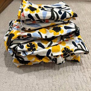 Marimekko Mykero Cotton Percale QUEEN Duvet Cover Set, 2 Matching STANDARD Shams